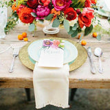 Balsacircle 24 Pcs 13 in Gold Wooden Textured Round Charger Plates – Dinner Party Wedding Supplies for All Holidays